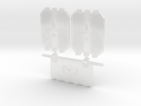 Anglels of Shadow Heavy Tank Doors in Clear Ultra Fine Detail Plastic