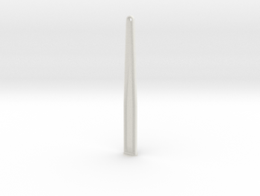 Side Stanchion for Flat Cars (Steckrunge) in White Natural Versatile Plastic