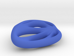 Pierced Rhombus Pendant in Blue Smooth Versatile Plastic