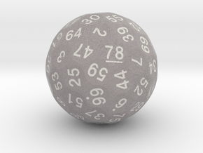 d78 Sphere Dice "From True Love" in Natural Full Color Nylon 12 (MJF)