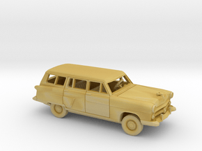 1/87 1952 Ford Crestline Station Wagon Kit in Tan Fine Detail Plastic