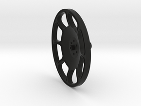 Large Scale Brake Wheel in Black Natural Versatile Plastic