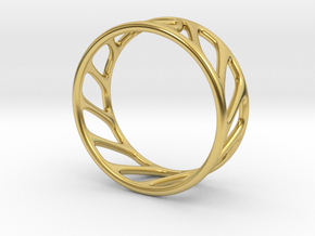 Cool Ring One in Polished Brass