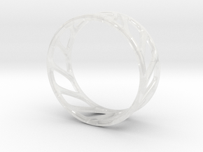 Cool Ring One in Clear Ultra Fine Detail Plastic