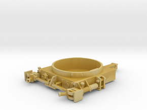 1:35 Trailer Base for the M55 Quad .50 in Tan Fine Detail Plastic