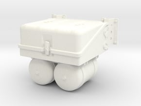 THM 00.3802 Battery box Tamiya Actros in White Processed Versatile Plastic