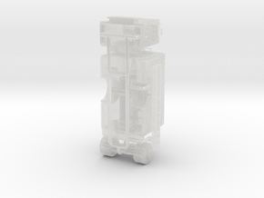 1/87 Seagrave Rescue Pumper W/ Ladder Rack Compart in Clear Ultra Fine Detail Plastic