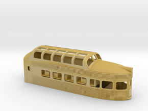 Rokuhan Shorty Dome End Car - Zscale in Tan Fine Detail Plastic