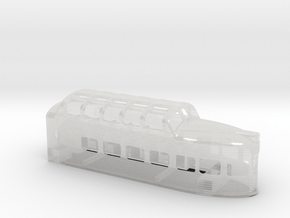 Rokuhan Shorty Dome End Car - Zscale in Clear Ultra Fine Detail Plastic