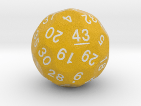 d43 Sphere Dice "Silexia" in Matte High Definition Full Color