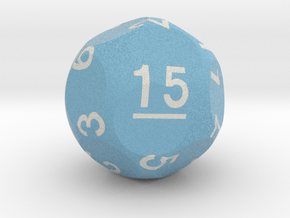 d15 Sphere Dice "Ichi-Go" in Matte High Definition Full Color