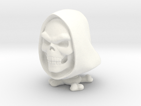 Skeletor Sculpture in White Processed Versatile Plastic
