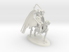 Undead Pegasus Rider in White Natural Versatile Plastic