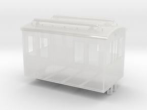 On30 4 Window Boxcab  in Clear Ultra Fine Detail Plastic