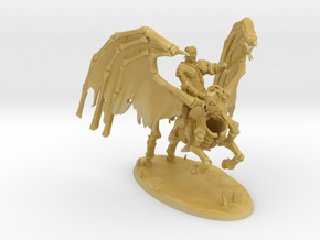 Undead Pegasus Rider in Tan Fine Detail Plastic