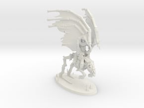 Undead Pegasus Rider in White Natural Versatile Plastic