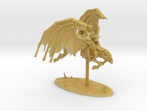 Undead Pegasus with Plague Rider in Tan Fine Detail Plastic