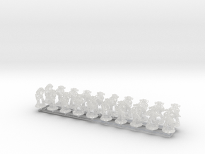 Epic-Scale : G3 Core Marines (Base) in Clear Ultra Fine Detail Plastic: Small