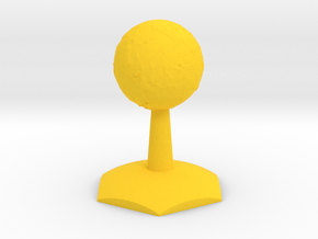 Io on Hex Stand in Yellow Smooth Versatile Plastic