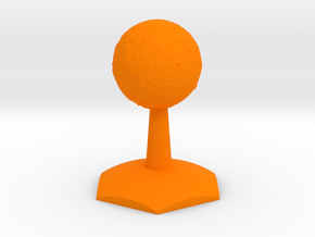 Io on Hex Stand in Orange Smooth Versatile Plastic