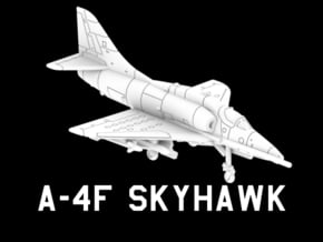 A-4F Skyhawk (Loaded) in White Natural Versatile Plastic: 1:220 - Z
