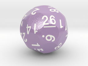 d26 Sphere Dice "Lexicographically Truncated" in Smooth Full Color Nylon 12 (MJF)