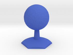 Europa on Hex Stand in Blue Smooth Versatile Plastic