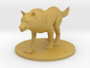 Dire Wolf Updated in Tan Fine Detail Plastic