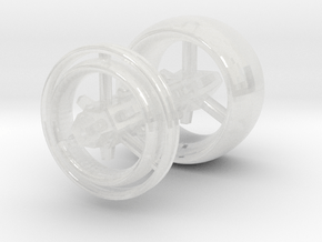 Warp Drive Design 2 in Clear Ultra Fine Detail Plastic