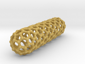 0851 Carbon Nanotube Capped (9,0) 25x6 cm in Tan Fine Detail Plastic