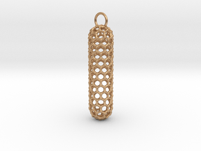 0852 Carbon Nanotube Capped (9,0) 0.7x0.69x3 cm in Natural Bronze