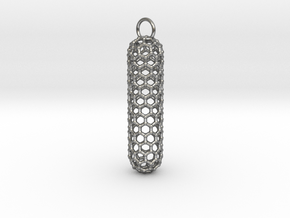 0852 Carbon Nanotube Capped (9,0) 0.7x0.69x3 cm in Natural Silver