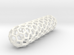 0850 Carbon Nanotube Capped (9,0) 1.04x1.03x4.0 cm in White Smooth Versatile Plastic