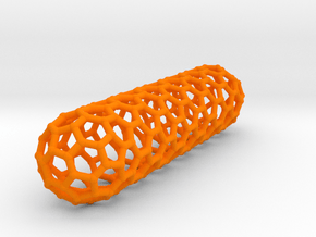 0850 Carbon Nanotube Capped (9,0) 1.04x1.03x4.0 cm in Orange Smooth Versatile Plastic