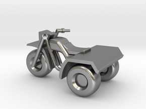 Trike Board Game Peice in Natural Silver