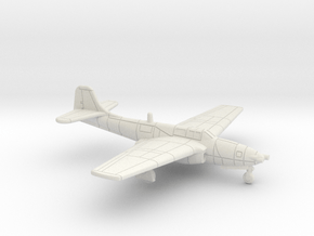 P-49A Airacomet in White Natural Versatile Plastic: 6mm