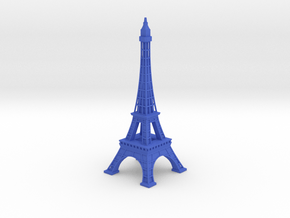 Eiffel Tower in Blue Smooth Versatile Plastic