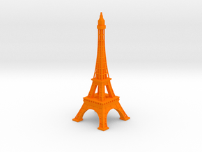 Eiffel Tower in Orange Smooth Versatile Plastic