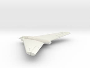 Horten Ho X (with support tabs) in White Natural Versatile Plastic