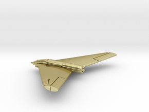 Horten Ho X (with support tabs) in 18K Yellow Gold