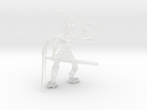 Grievous Jedi Killer HO scale 20mm miniature model in Clear Ultra Fine Detail Plastic