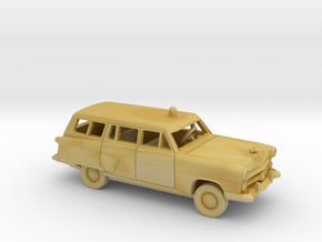 1/160 1952 Ford Crestline Fire Chief Wagon Kit V1 in Tan Fine Detail Plastic