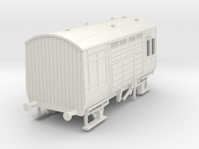 o-76-lms-d1878-horsebox in White Natural Versatile Plastic