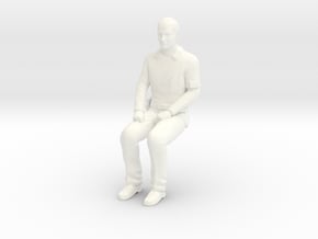 Buck Rogers - Buck Seated in White Processed Versatile Plastic