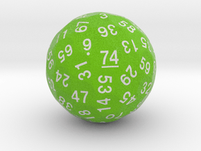 d74 Sphere Dice "Galatea" in Standard High Definition Full Color