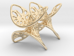 Geometric Butterfly Earrings in 14k Gold Plated Brass