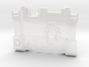 Machinists : Impala Front Plate1 in Clear Ultra Fine Detail Plastic