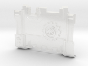 Clan Amphisbaena : Impala Front Plate 1 in Clear Ultra Fine Detail Plastic