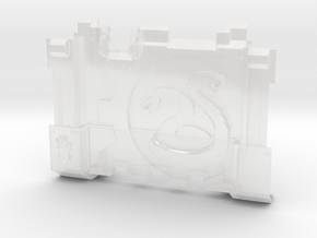 Clan Amphisbaena: Impala Front Plate 2 in Clear Ultra Fine Detail Plastic