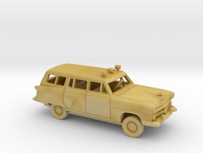 1/160 1952 Ford Crestline Fire Chief Wagon Kit V2 in Tan Fine Detail Plastic